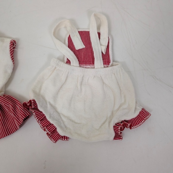 Free With Purchase - 90s Onesie & Dress Set Plaid Gingham Giraffe - Picture 2 of 8